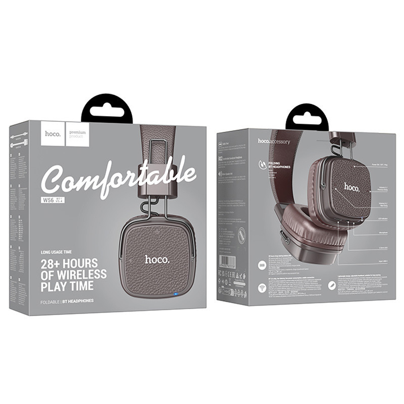 Накладные беспроводные наушники Hoco W56 Earl Херсон - изображение 5