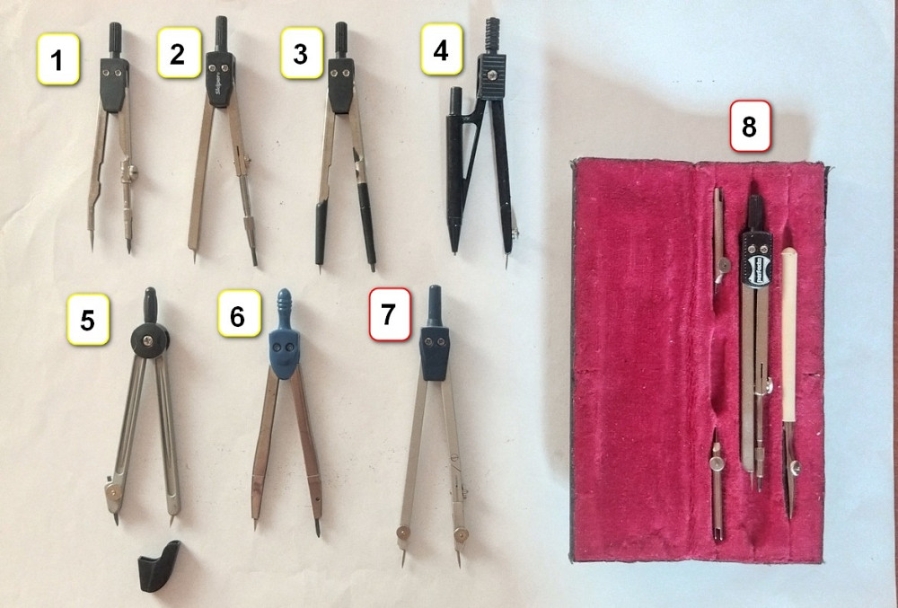 Циркулі+вимірювачі для школярів Львів - зображення 1