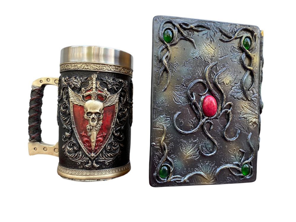 Подарочный набор Кружка 3 Крылатая Череп и Блокнот 3 «Лесной Гримуар Лисы» Київ - зображення 4