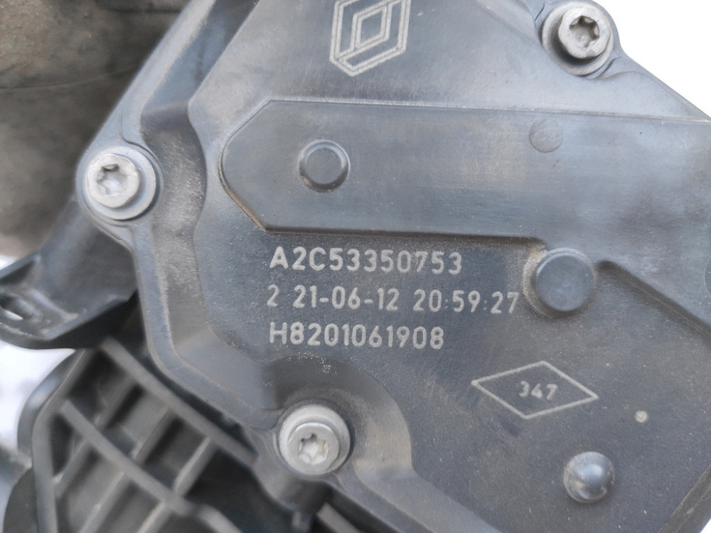 Дроссельная заслонка Renault Scenic III 1.6 dci 2009-2016 (8201061908) Ковель - зображення 5