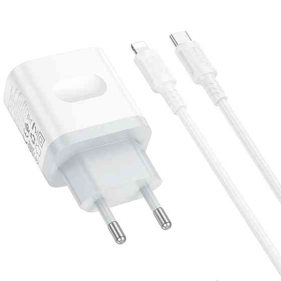 СЗУ Borofone BA99A Breeze PD20W (1USB-C) + кабель Type-C to Lightning Херсон