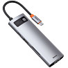 Переходник HUB Baseus Metal Gleam Series Starjoy 7-in-1 Multifunctional (WKWG020113) Херсон