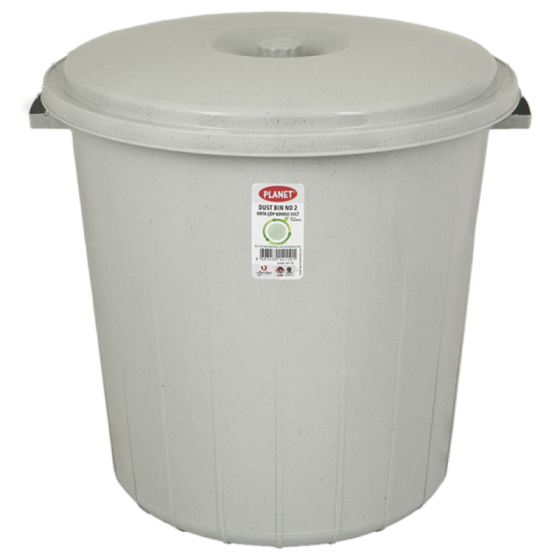 Мусорный бак Planet 35 л серый Київ