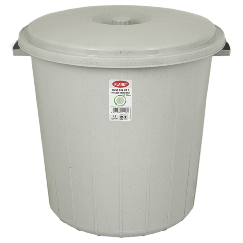 Мусорный бак Planet 35 л серый Київ - зображення 1