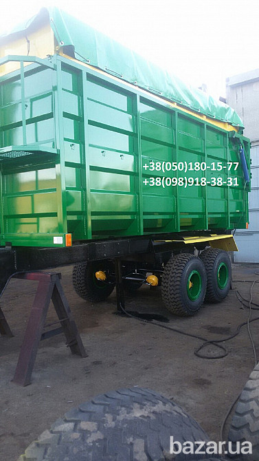 Прицеп на трактор МТЗ, ЮМЗ, тракторный самосвал зерновоз . Запорожье - изображение 6