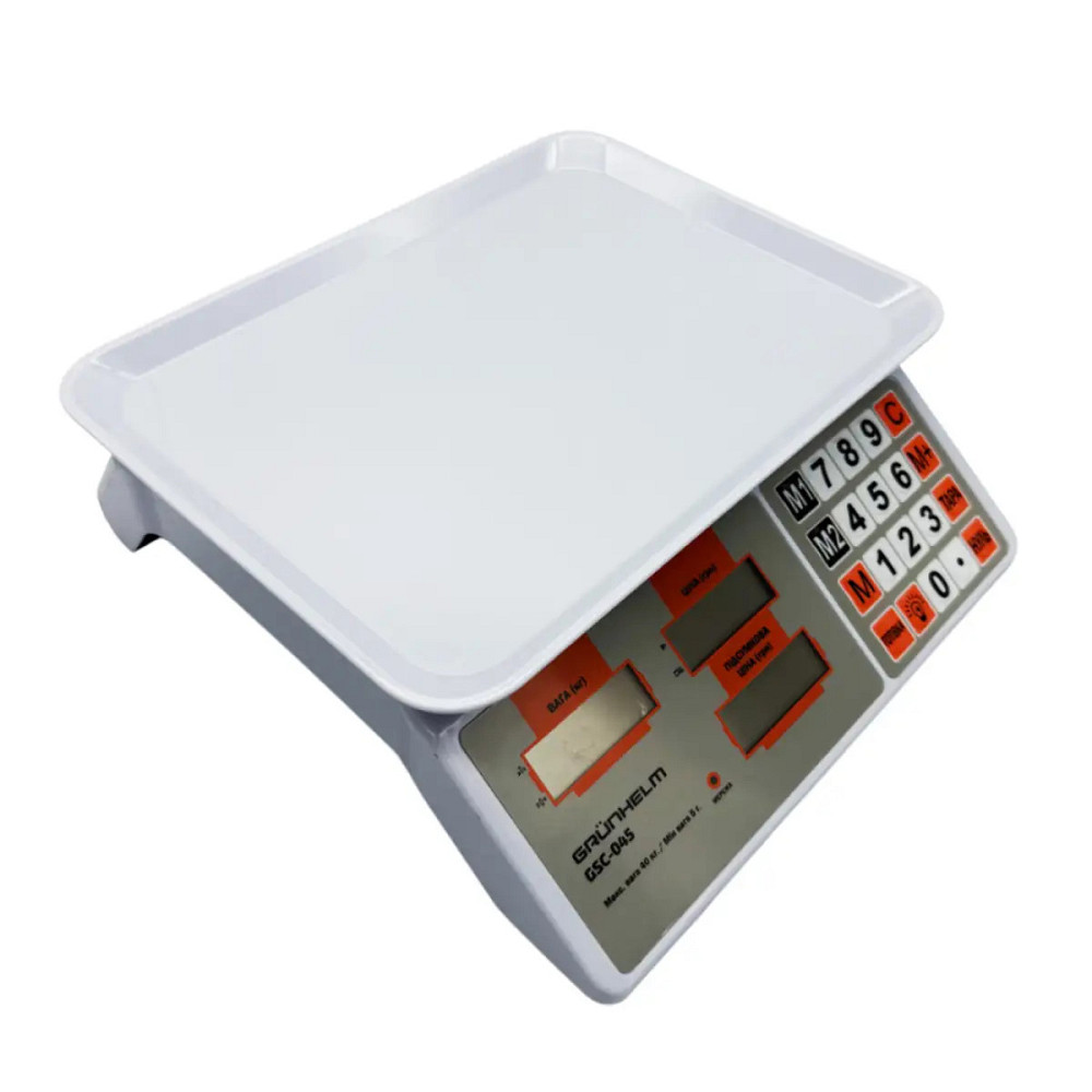 Весы торговые Grunhelm GSC-045 45 кг Киев - изображение 10