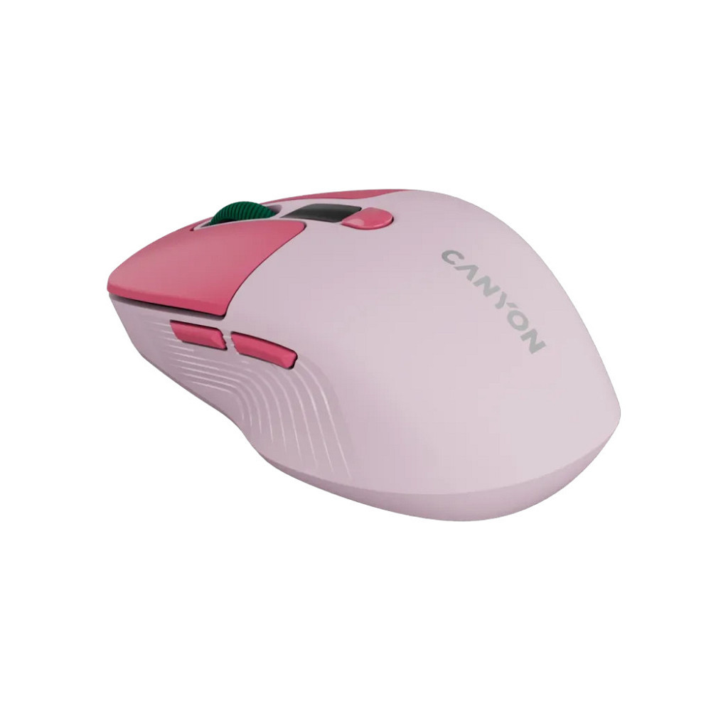 Мышь компьютерная безпроводная Canyon MW-26 Pink CNS-CMSW26P розовая Киев - изображение 5