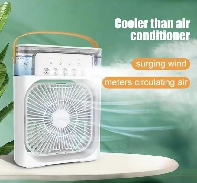 Переносний вентилятор-зволожувач із 3 швидкостями Київ - зображення 5