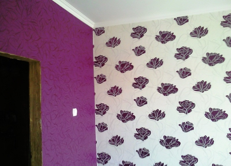 Поклейка обоев Оболонь Троещина Дарница Киев - изображение 1