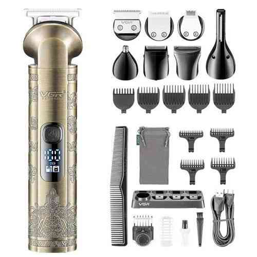 Машинка для стрижки в наборе VGR V-110 5 Вт золотистая Киев