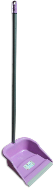 Совок для уборки с резинкой, длинная ручка, 25,5 х 24,5 х 5 см (92 см) TM Zambak Plastik Д 84613 Київ - зображення 1