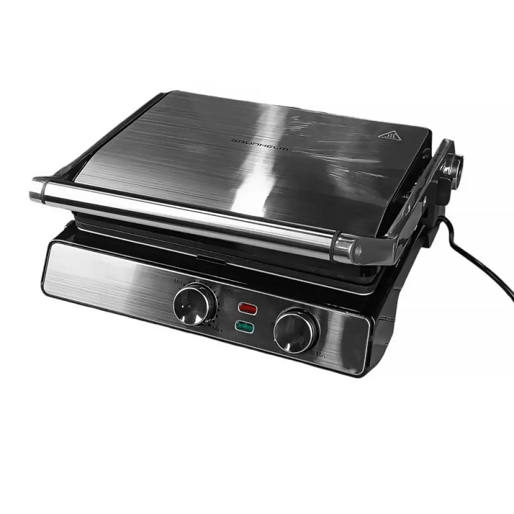 Гриль контактный Grunhelm G2010D 2200 Вт черный Киев - изображение 2