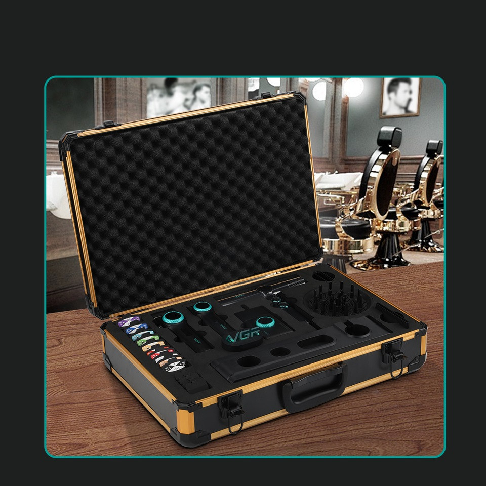 Комплект длят стрижки VGR STEPLERSS PRO 4 IN 1 BLACK черный Киев - изображение 3