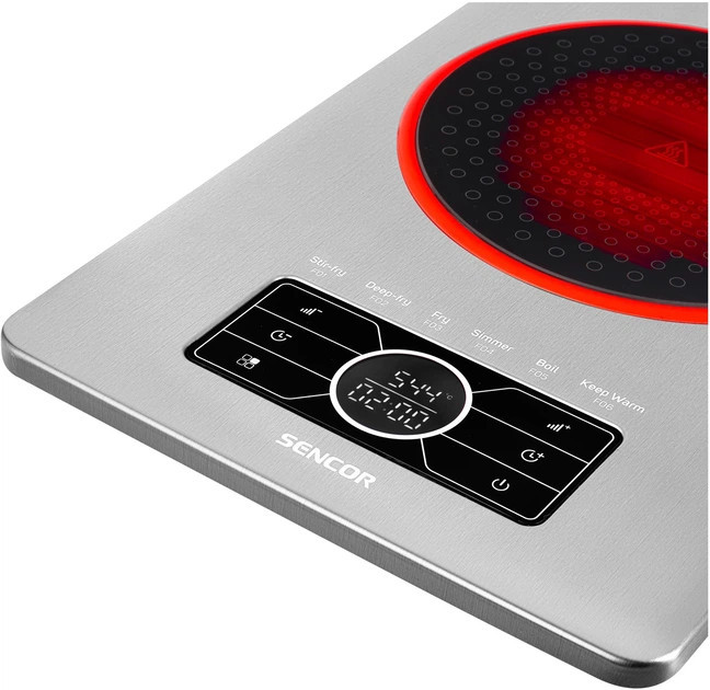 Электроплита Sencor SCP5010SS 1500 Вт серебристая Киев - изображение 3