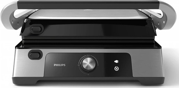 Гриль-барбекю электрический Philips HD6301/90 2200 Вт серебристый Київ - зображення 2