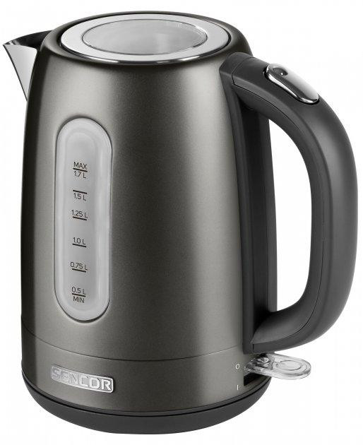 Электрочайник SenСor SWK-1778BK 1.7 л серый Київ - зображення 1