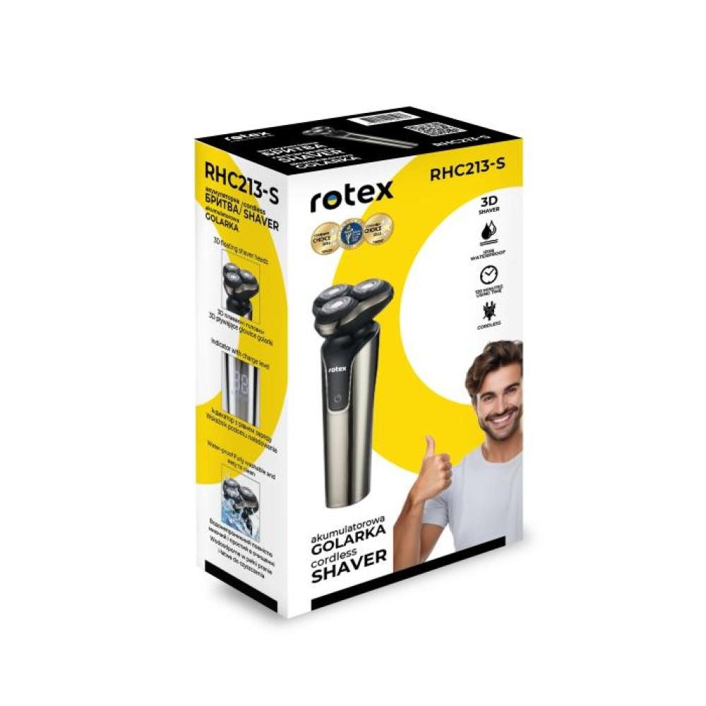 Электробритва Rotex RHC213-S 5 Вт серая Київ - зображення 9