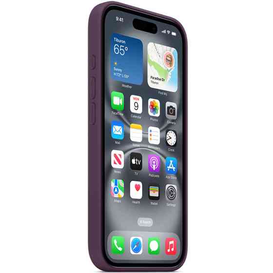Уценка Чехол Silicone case (AAA) with Magsafe and Animation для Apple iPhone 16 Pro (6.3") Херсон