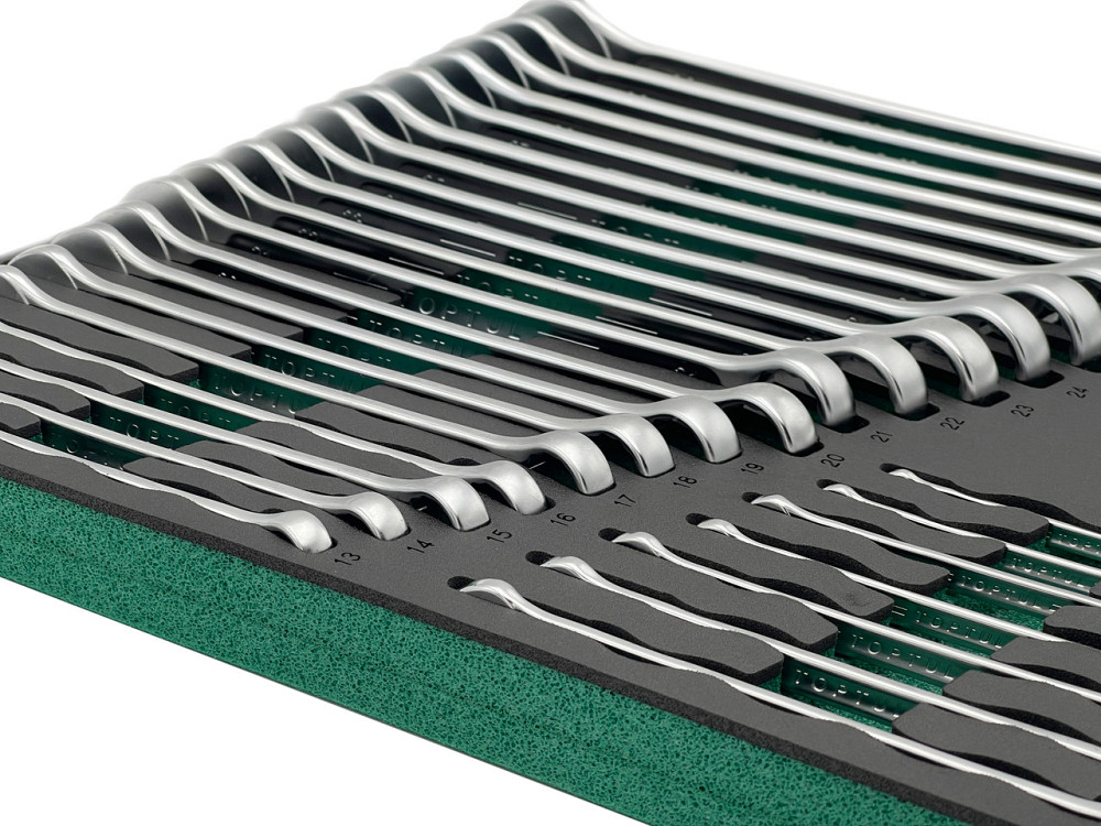 Набор ключей комбинированных 26 шт 6-32 в ложементе TOPTUL GVC2604 Харків - зображення 7