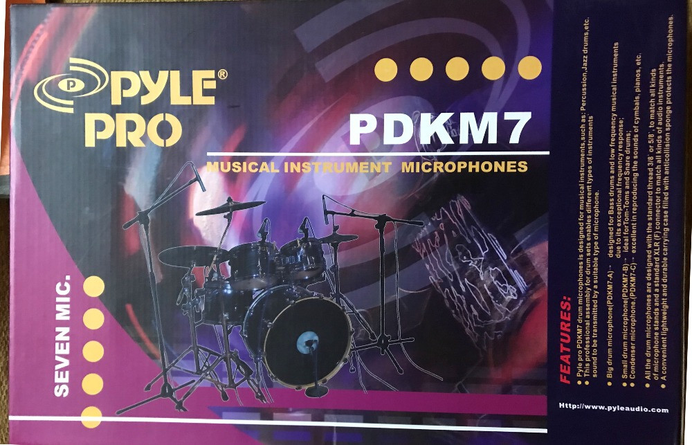 Барабанные микрофоны PYLE PRO PDKM7. 7 микрофонов. (Производство США). Харьков - изображение 4