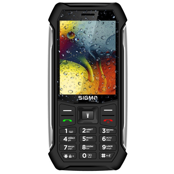 Телефон Sigma mobile X-Style 323 Rain Black Харків - зображення 1