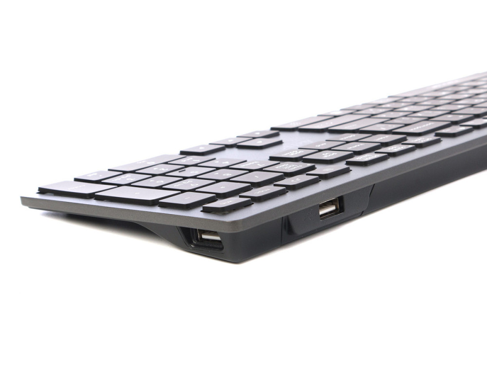 Клавиатура компьютерная проводная A4Tech FX60HUSB(Grey)Whitebacklit серая Київ - зображення 4
