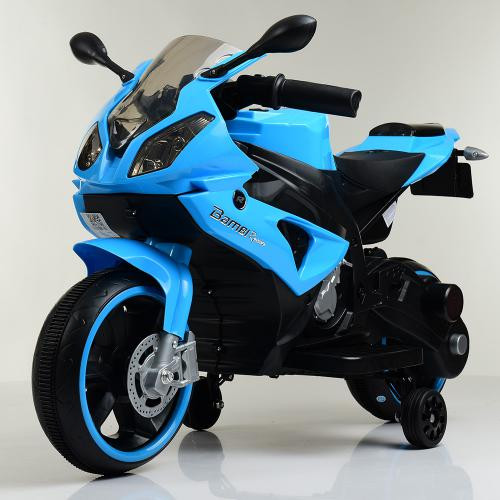 Детский Мотоцикл Bambi M 4103-4 Синий Кривой Рог - изображение 1