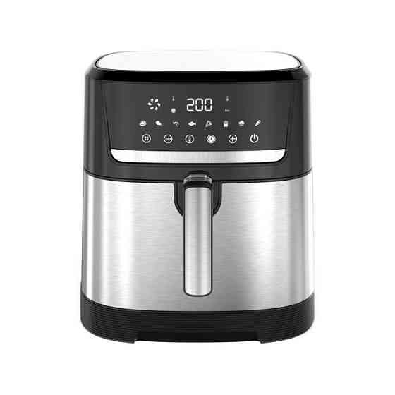 Аэрогриль мультипечь на 2 тэна Rotex Up DownFry ROM-970-XXL 2000 Вт 9.5 л серебристая Київ