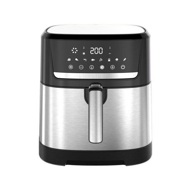Аэрогриль мультипечь на 2 тэна Rotex Up DownFry ROM-970-XXL 2000 Вт 9.5 л серебристая Київ - зображення 1
