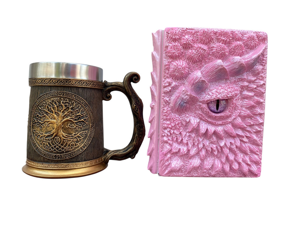 Подарочный набор Кружка 3D Друид Иггдрасиль и Блокнот 3D «Дракон Единорога» Киев - изображение 1