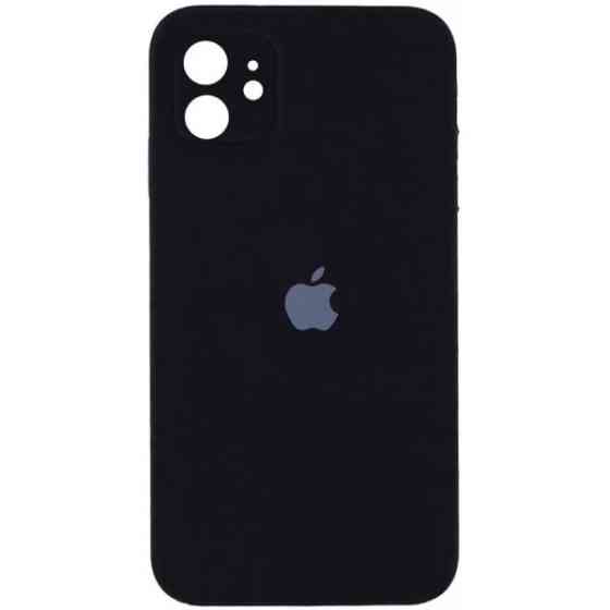 DM Чехол Silicone Case Square Protected Camera для iPhone 11 Black Харьков