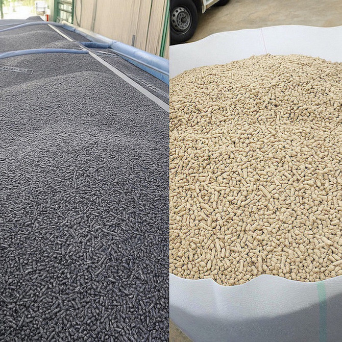 Пелети з деревини та брикети з лушпиння