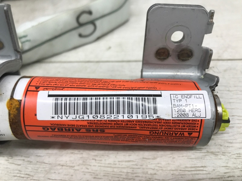 Airbag потолка(шторка) левый Nissan X-Trail T31 2.5 БЕНЗИН QR25DE 2007 (б/у) Київ - зображення 4