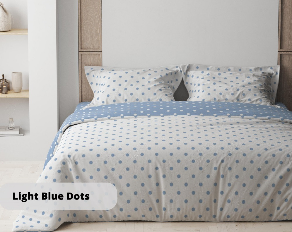 Постільна білизна сімейна ТЕП Happy Sleep Light Blue Dots ТЕП 2-03797-25073 150х215х2 см Киев - изображение 1