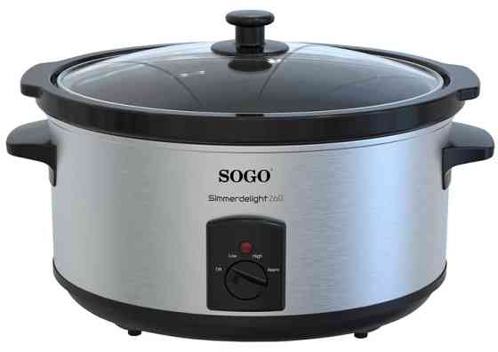 Медленноварка SOGO SS-10795 260 Вт серебристая Киев