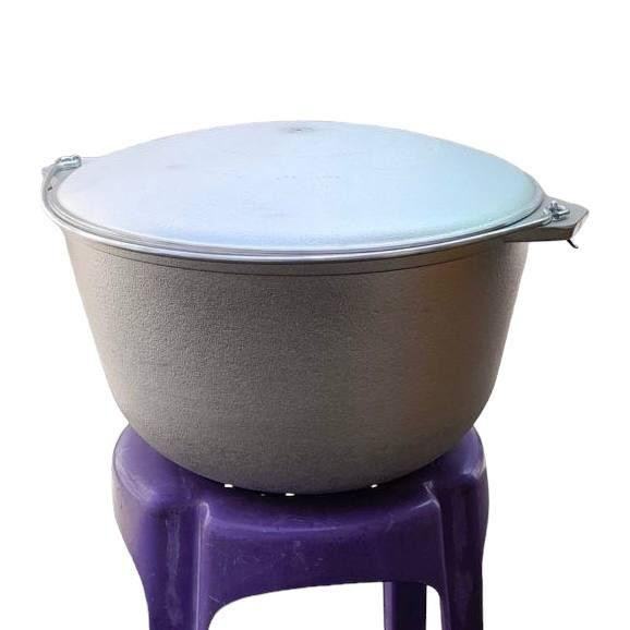 Казан алюминиевый Talko c крышкой туристический 24л D1124 Одесса - изображение 2