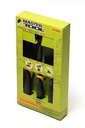 Набор садового инструмента MASTERTOOL Garden TPR 3 шт 14-6155 Харків