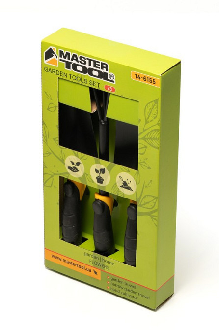 Набор садового инструмента MASTERTOOL Garden TPR 3 шт 14-6155 Харків - зображення 3