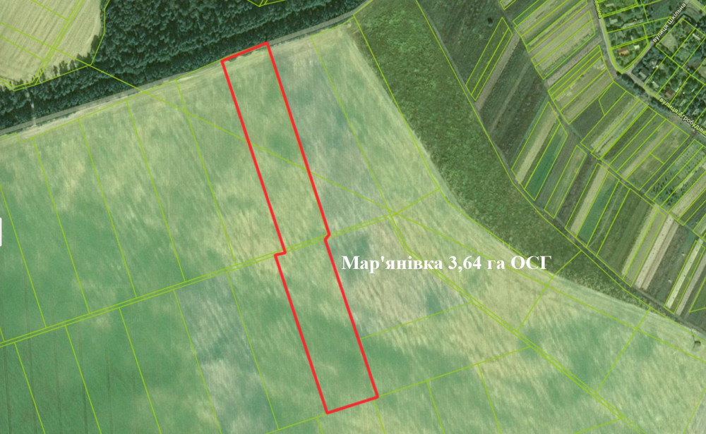Продам земельну ділянку в Марянівка 3,64 га ОСГ Макаров - изображение 1