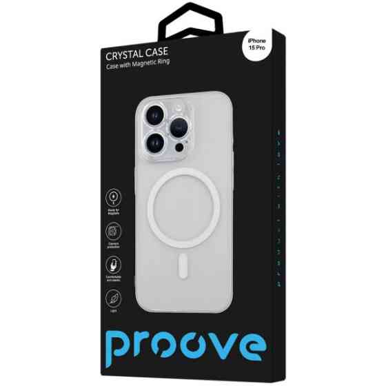 Чохол Proove Crystal Case with Magnetic Ring для iPhone 15 Pro Прозорий (PCCCIP15P001) Харьков