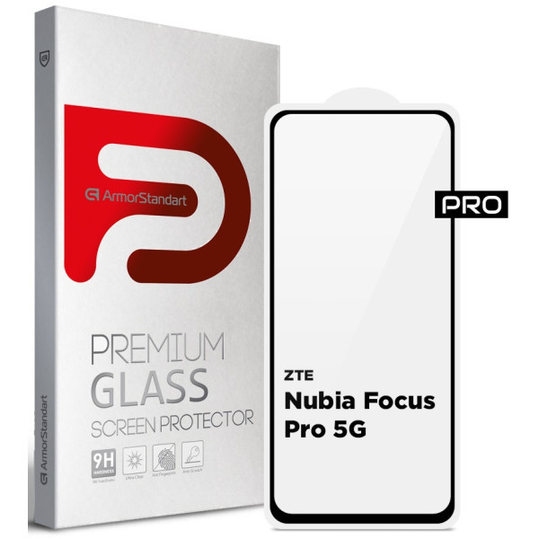 Захисне скло ArmorStandart Pro для ZTE Nubia Focus Pro 5G Black (ARM78908) Харків - зображення 2