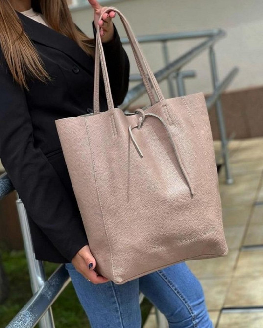 Кожаная Сумка мешок Италия через плечо женская TS000092 Київ - зображення 1