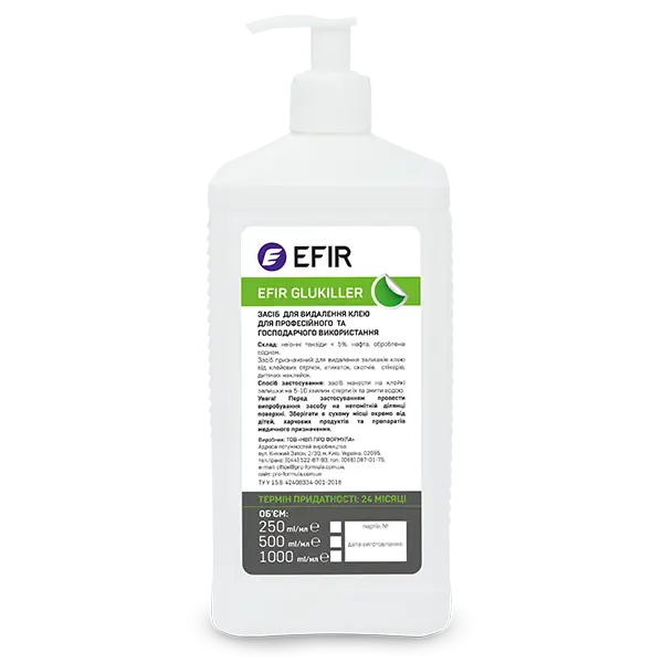 Efir Glukiller засіб для видалення клею 750мл Киев - изображение 1