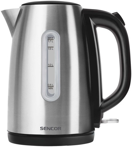 Электрочайник Sencor SWK 1720BK 1.7 л серебристый Київ - зображення 1