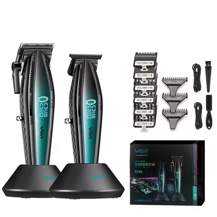 Комплект длят стрижки VGR V-270&V-992 GREEN зеленый Киев - изображение 1