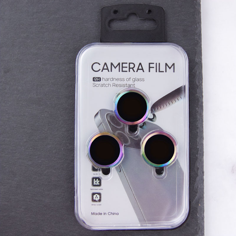 Защитное стекло Metal Classic на камеру (в упак.) для Apple iPhone 15 Pro (6.1") / 15 Pro Max (6.7") Херсон - изображение 9