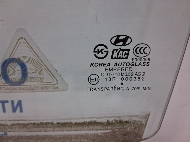 Стекло двери переднее левое Hyundai Tucson 2004-2009 824102E030 (Арт. 66519) Київ - зображення 3