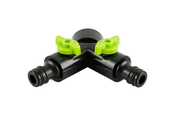 Распределитель двухканальный MASTERTOOL Y-type с регулировочными вентилями ½" - ¾" ВР 92-9327 Харків