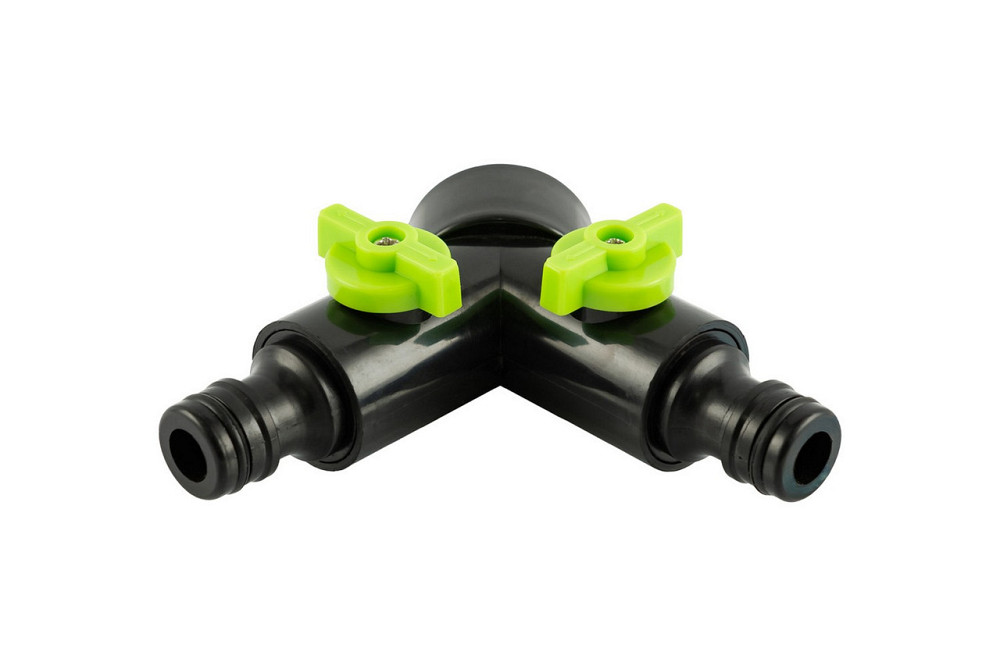 Распределитель двухканальный MASTERTOOL Y-type с регулировочными вентилями ½" - ¾" ВР 92-9327 Харків - зображення 4