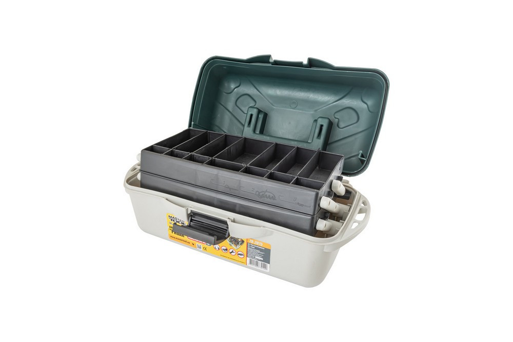 Ящик органайзер MASTERTOOL РЫБАК 16" 400х205х190 мм 79-2075 Харків - зображення 3